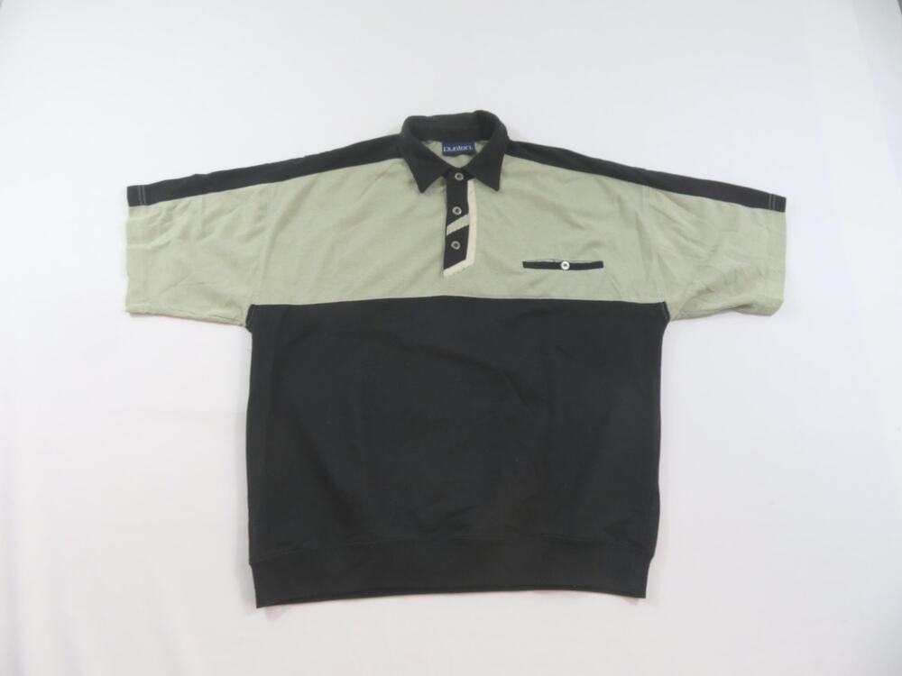 Puritan Polo Shirt, Golf Tennis, Beige Black Pocket, Sz M? 1990s